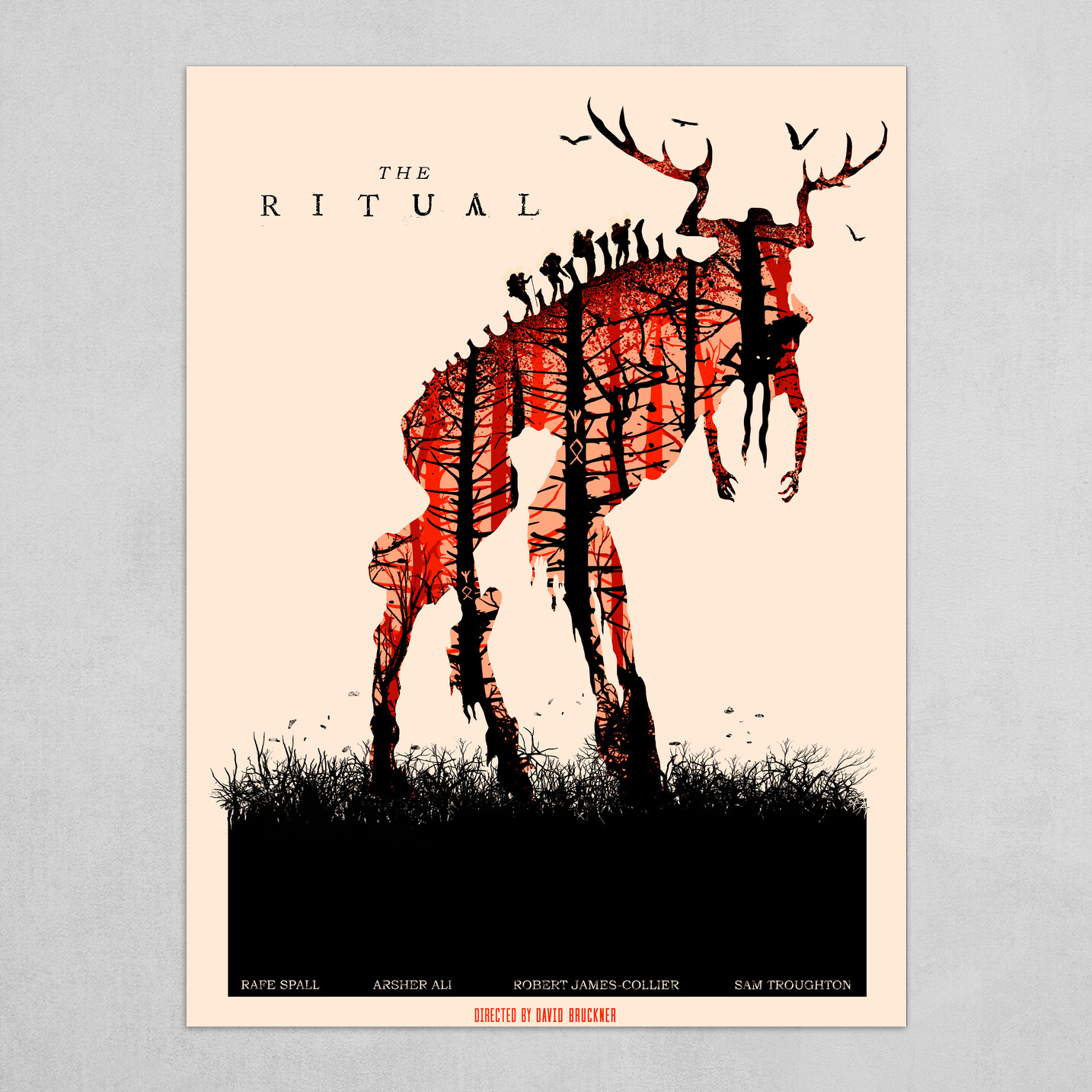 The Ritual (2017) Minimalist Poster by Afire