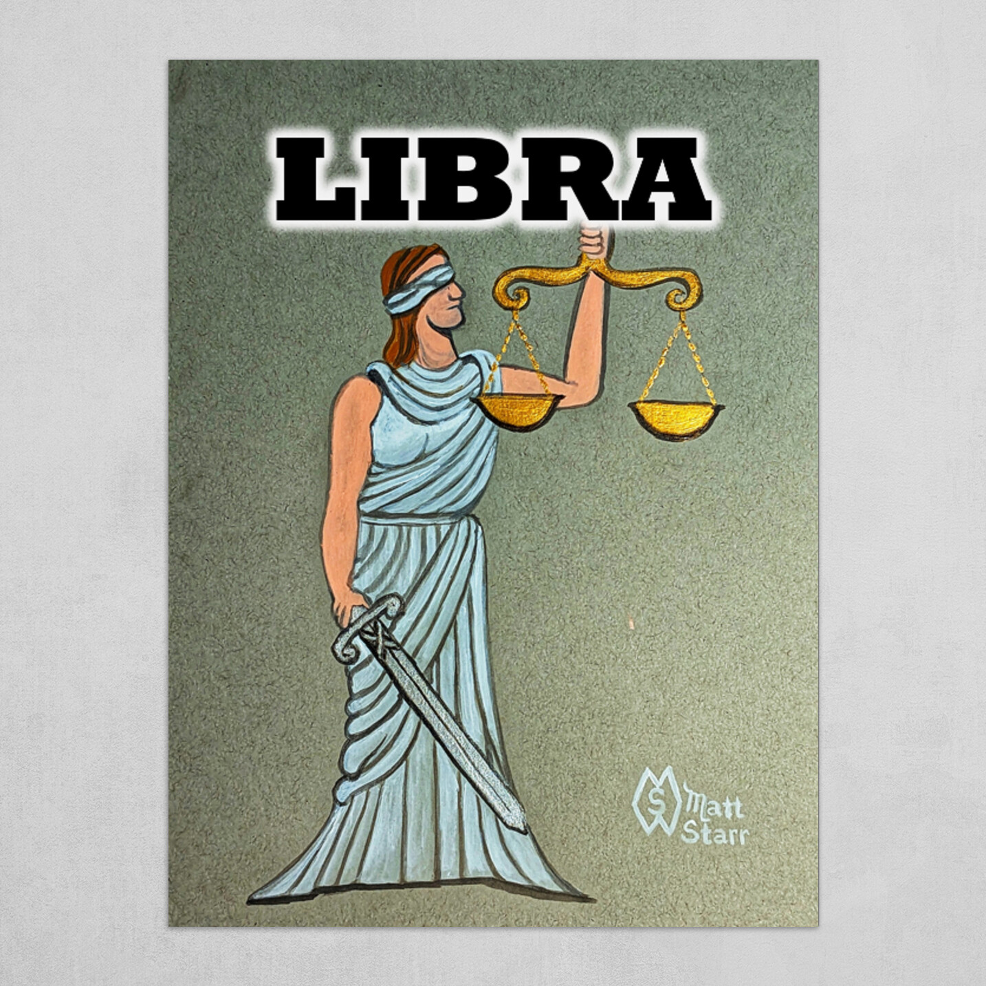 Libra Scales | Art Print