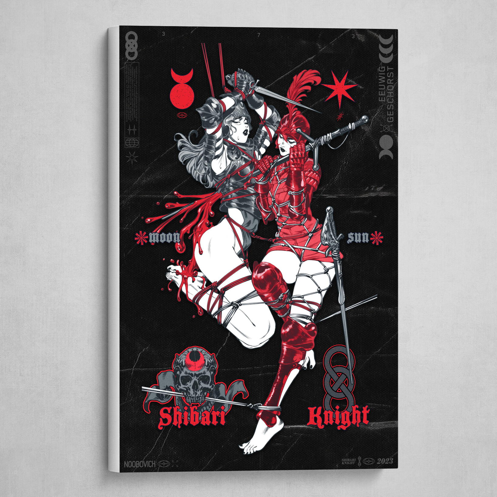 Shibari Knight: Sun & Moon - Black