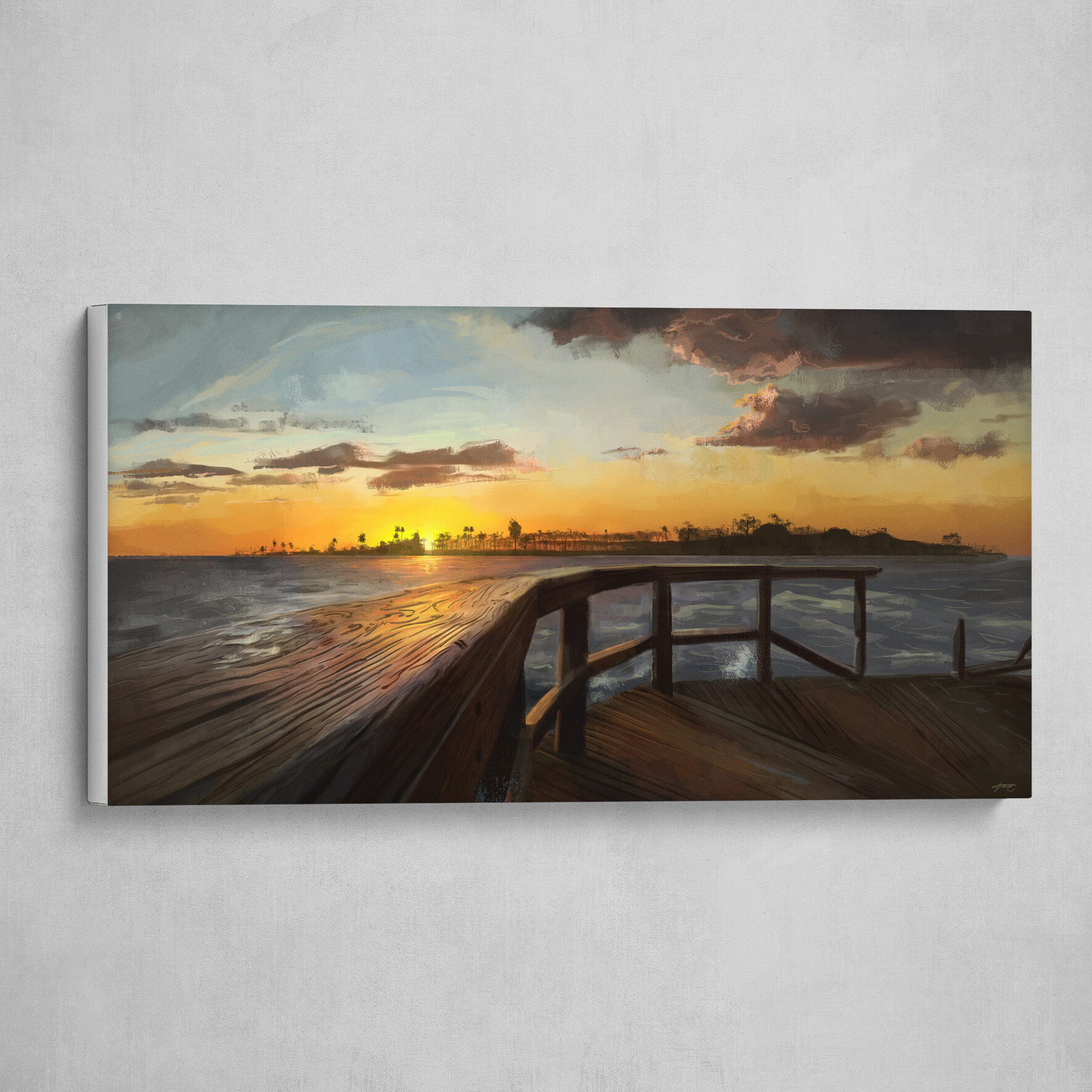 Sunset by the Docks