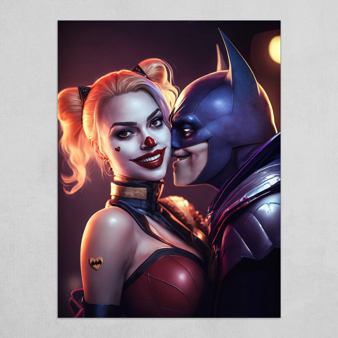 Batman Kiss Harley Quinn by ZARTA WANG
