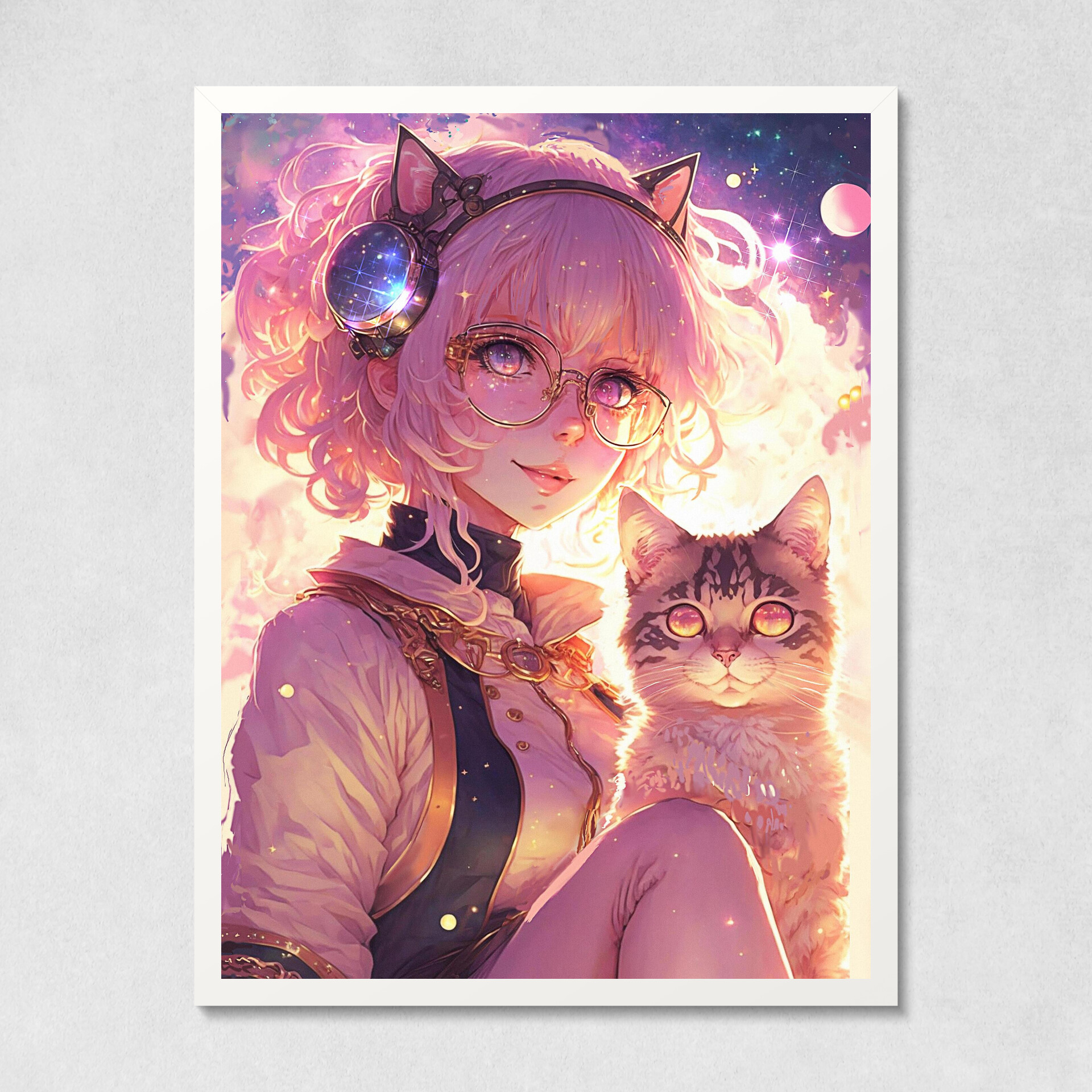 Cute Anime Pink posters & prints by Japanese & Anime - Printler