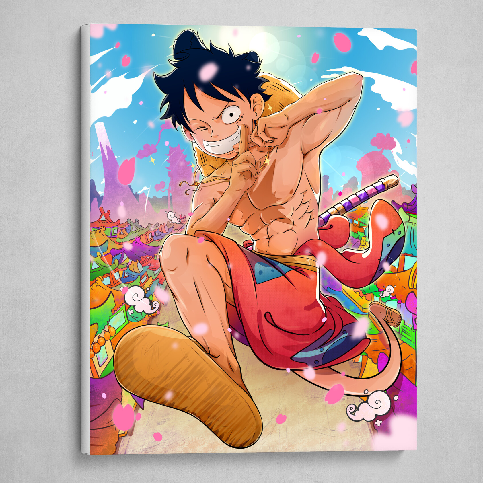 KREA - luffy and the one piece, anime artwork