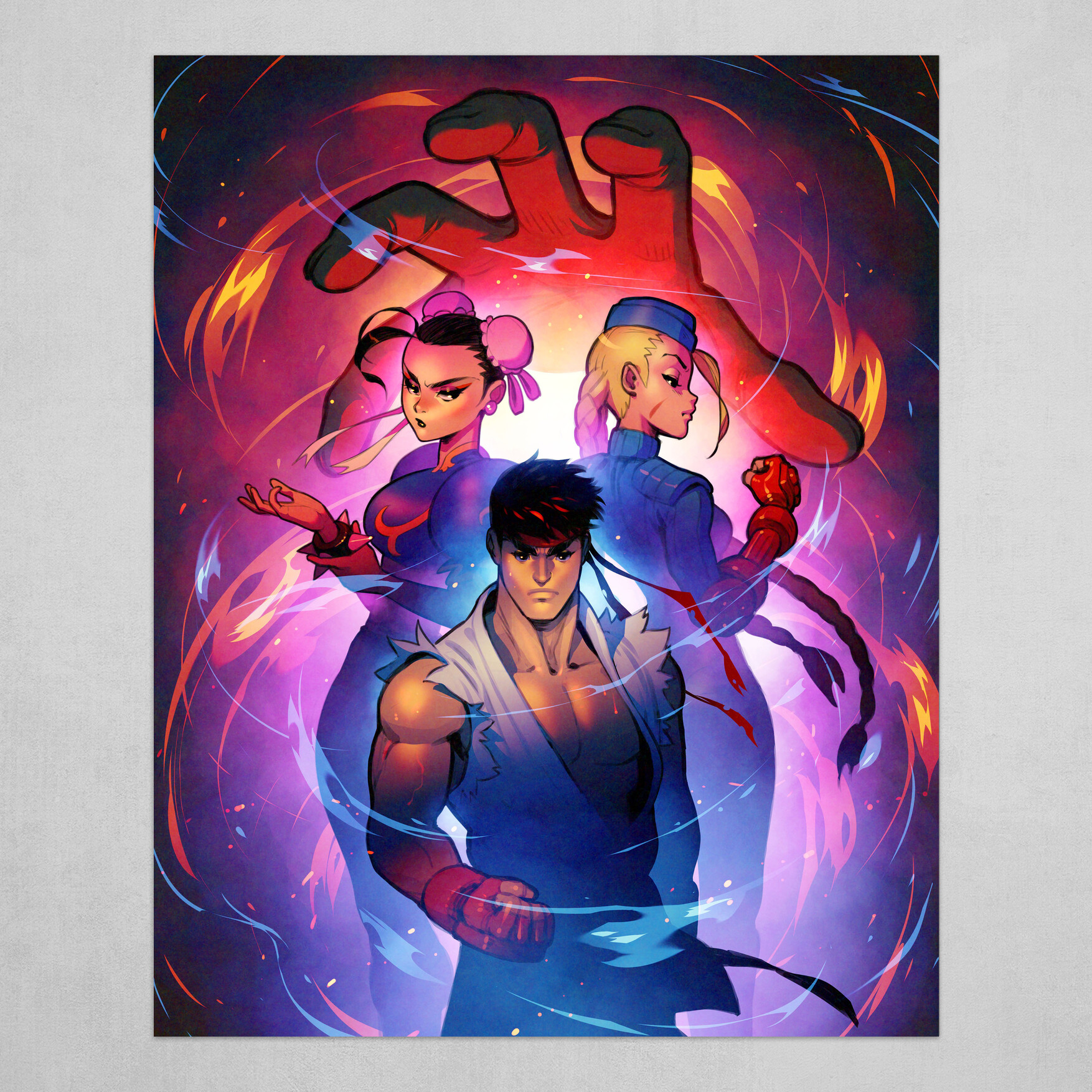 ArtStation - Street Fighter II - Fighters Remake