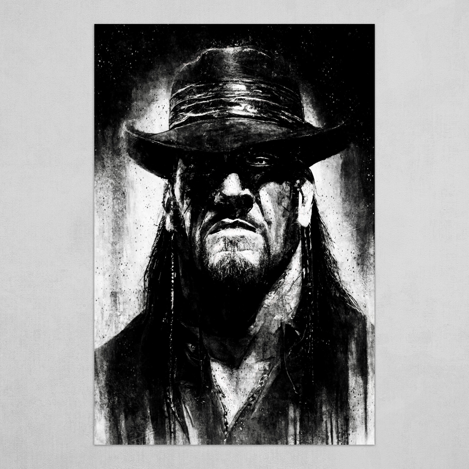 Undertaker How to draw Undertaker WWE Pencil Sketch  REALISTIC SKETCH    YouTube