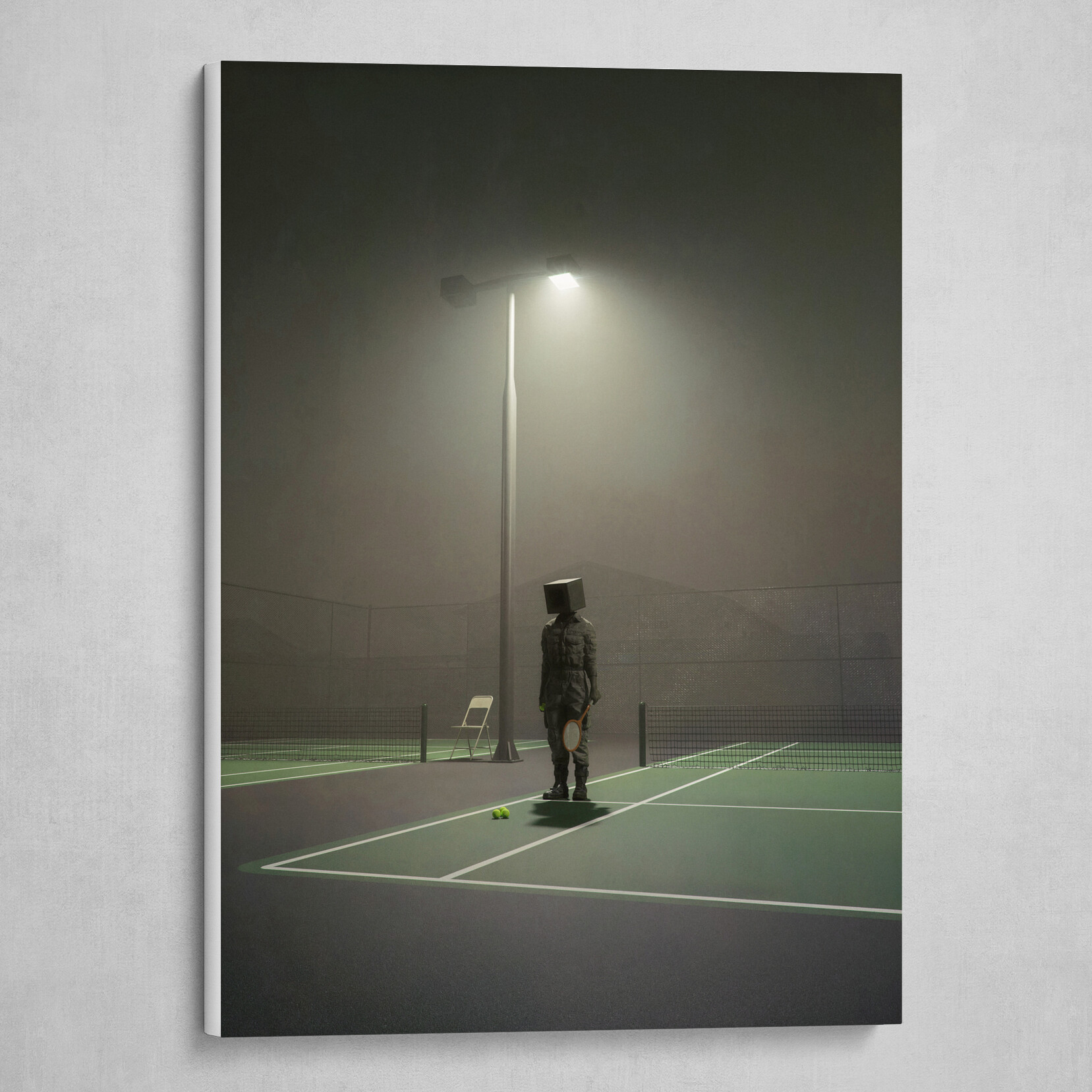 Tennis at night