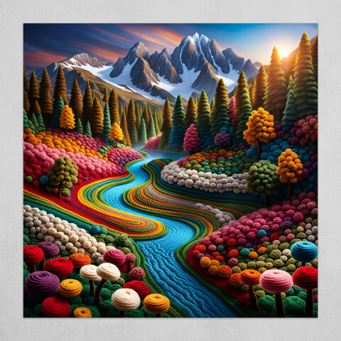 Step by Step Landscape Dot Painting