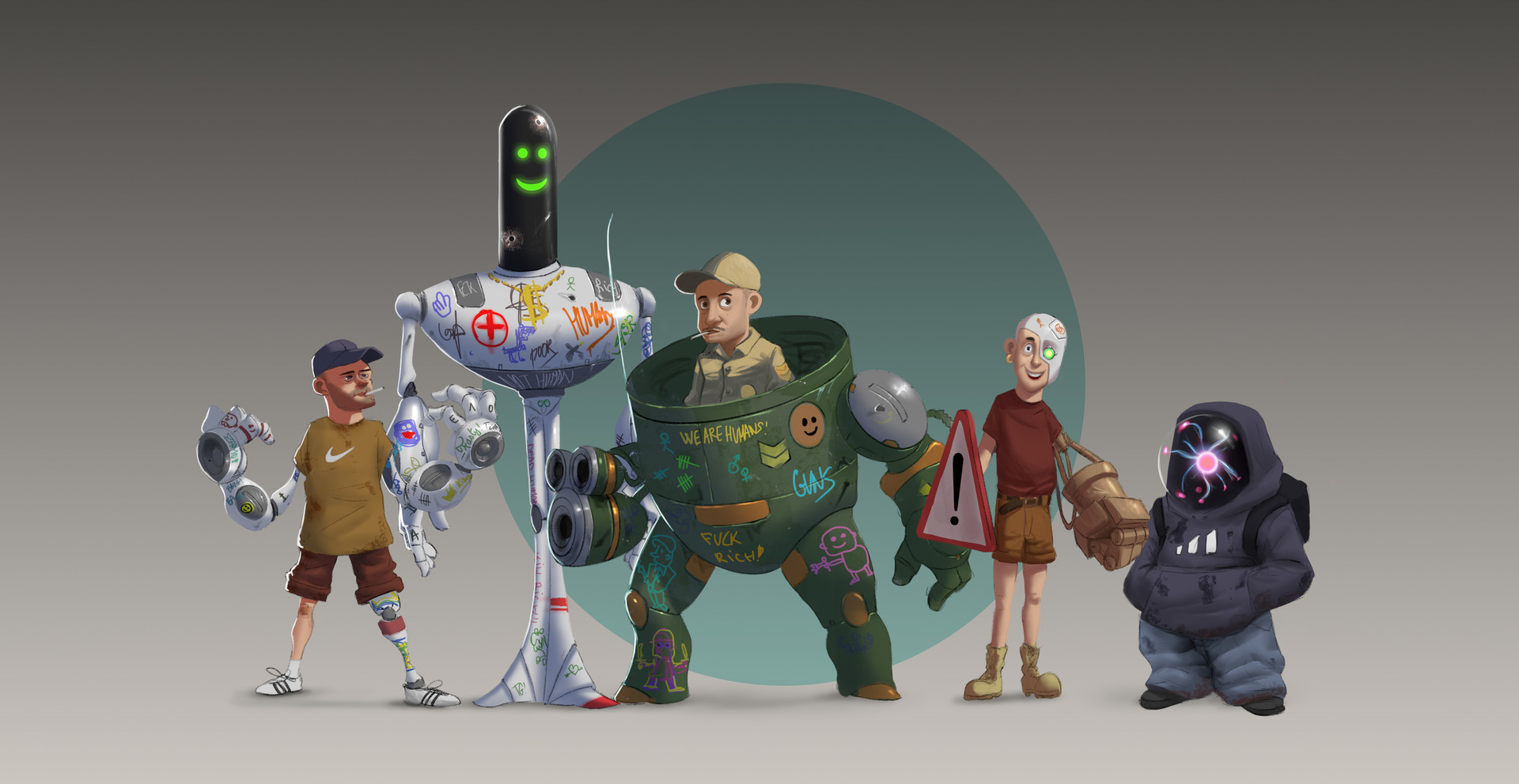 Artstation Florian Escuer S Submission On Beyond Human Character Design