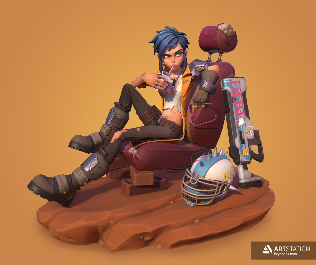 1st Place, Beyond Human: Game Character Art (real-time)