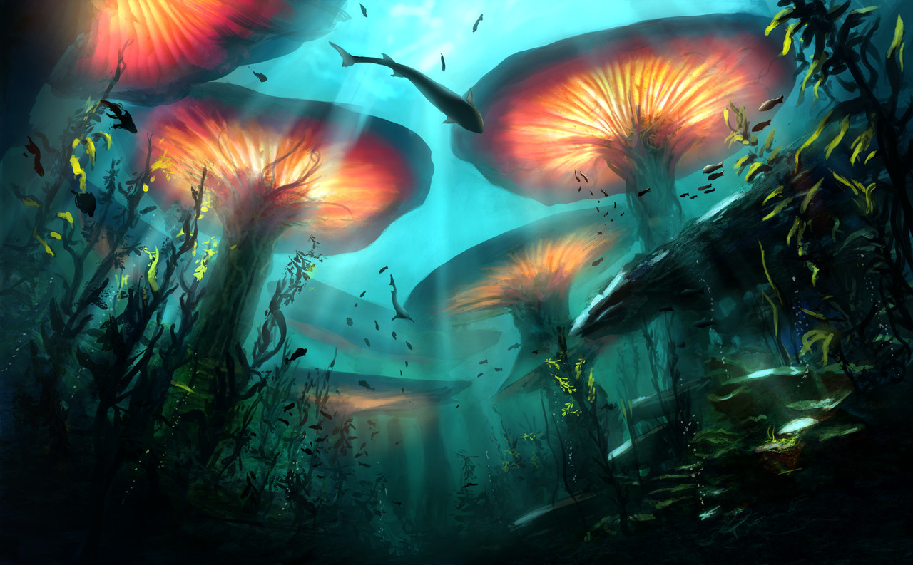 Honorable Mention, Beneath the Waves: Environment Design