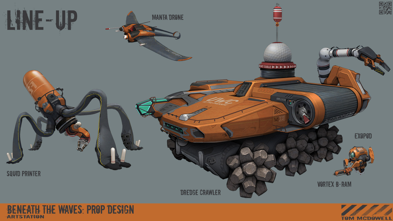 1st Place, Beneath the Waves: Prop Design