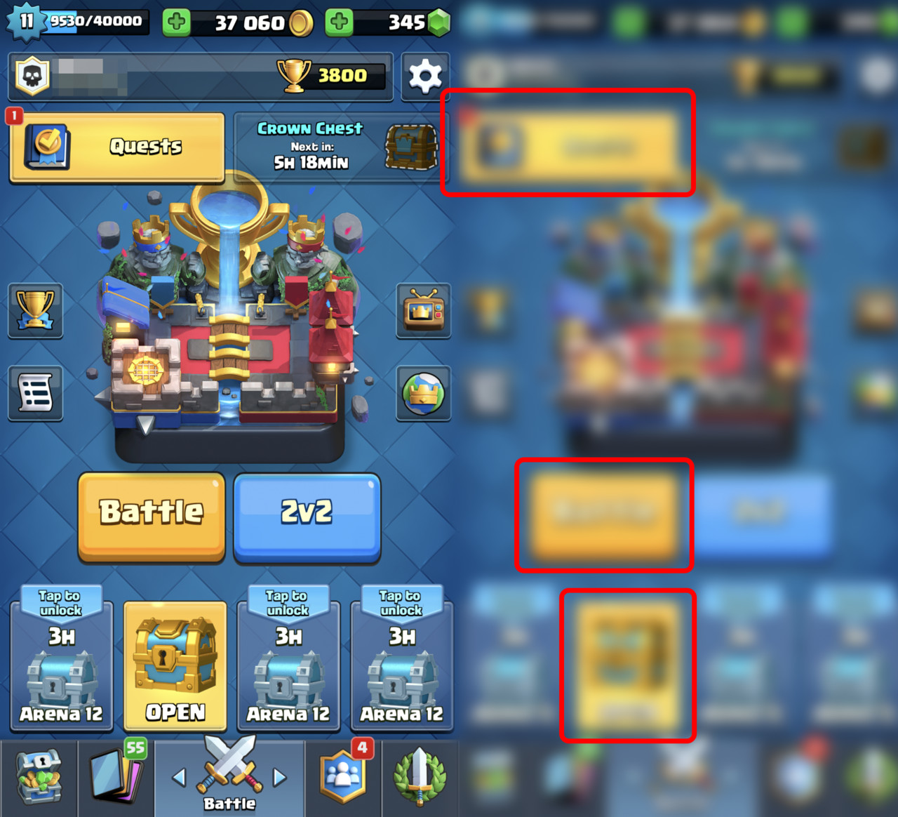 UX in Clash Royale