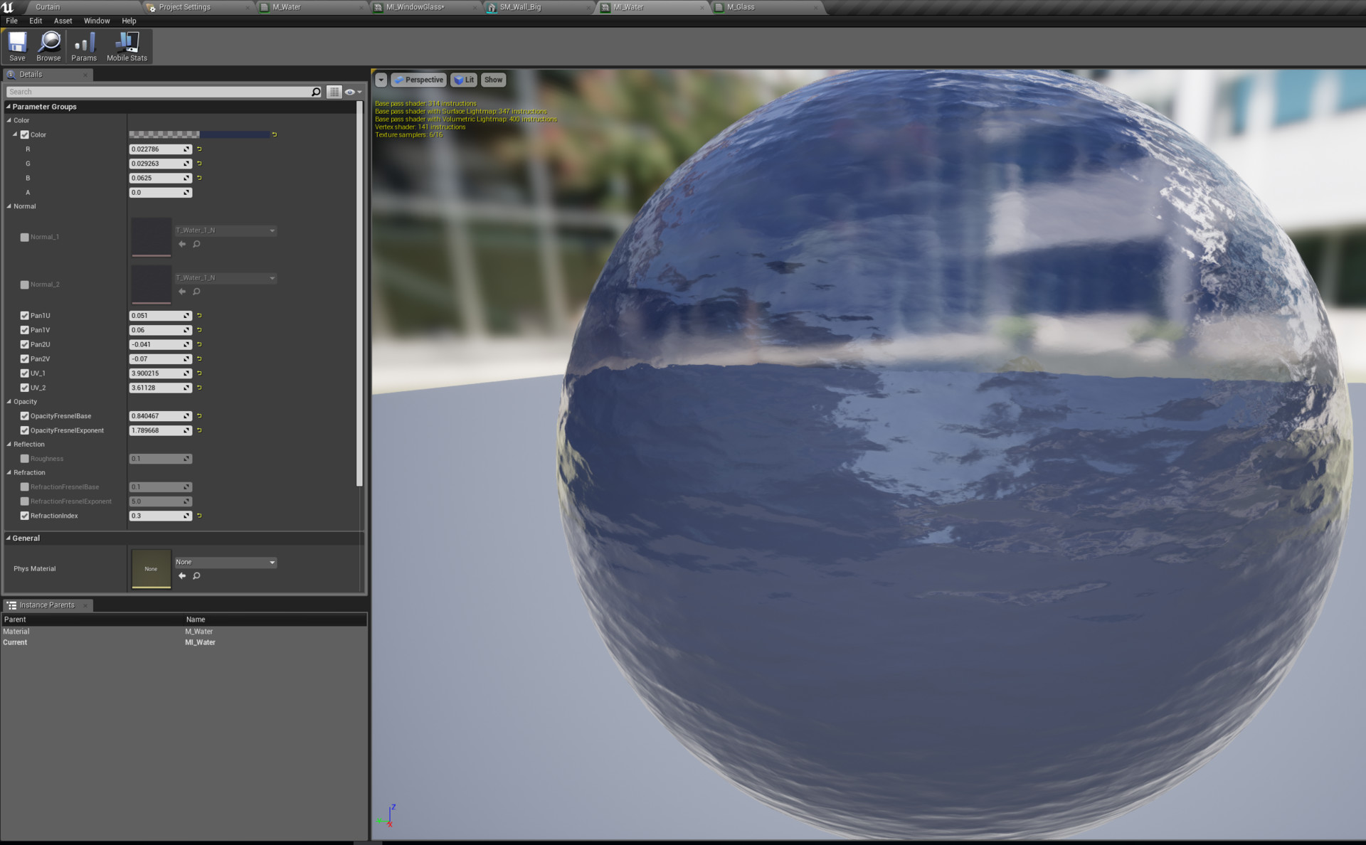 koppeling Investeren effect ArtStation - Unreal Engine Simple Water and Glass