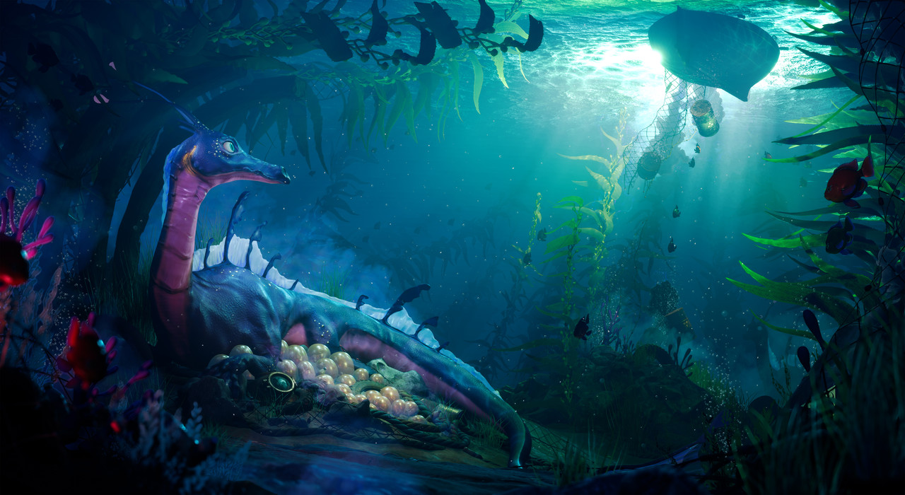 Honorable Mention, Beneath the Waves: Game Environment/Level Art