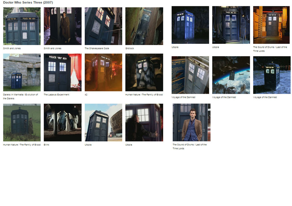 picture Tardis Exterior Evolution t a r d i s brake down