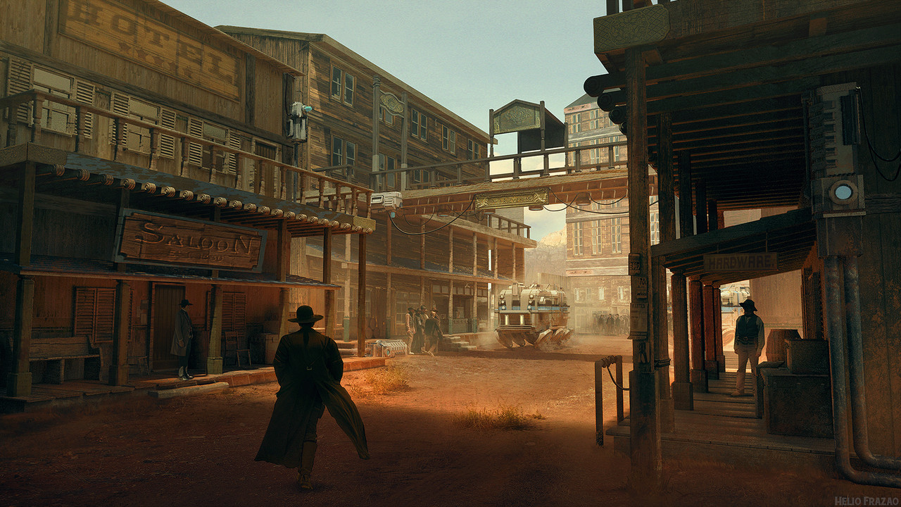 Honorable Mention, Wild West: Environment Design