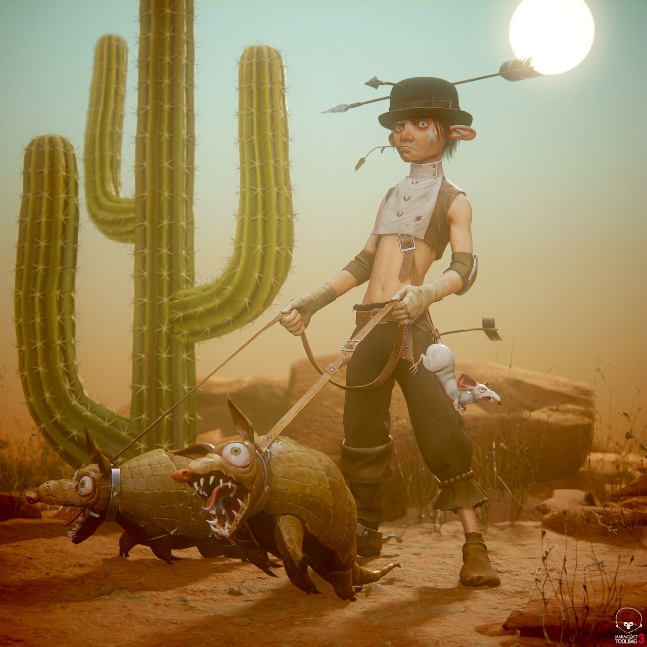 Honorable Mention, Wild West: Game Character Art (real-time)