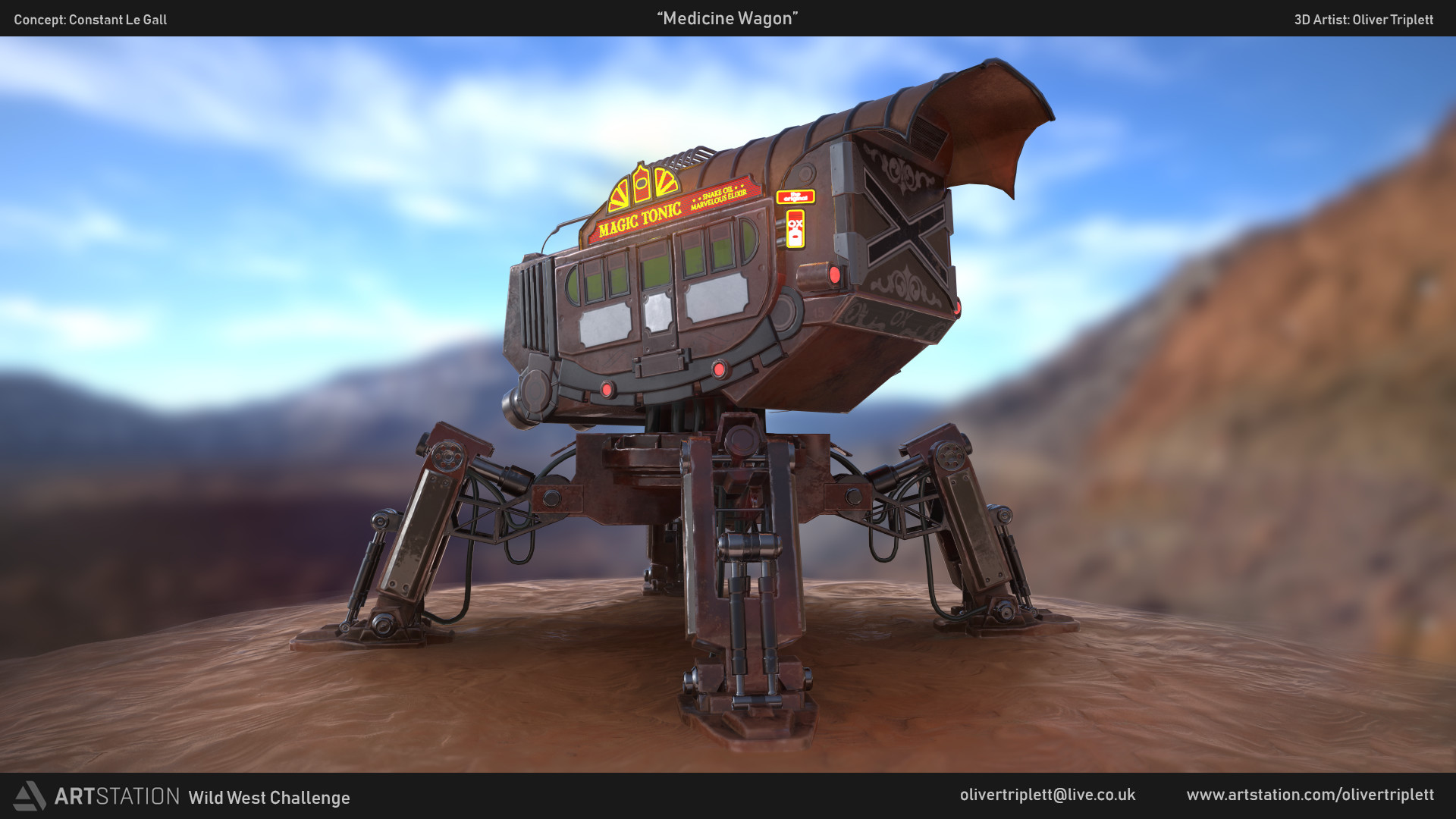 Artstation Oliver Triplett S Submission On Wild West Prop Art
