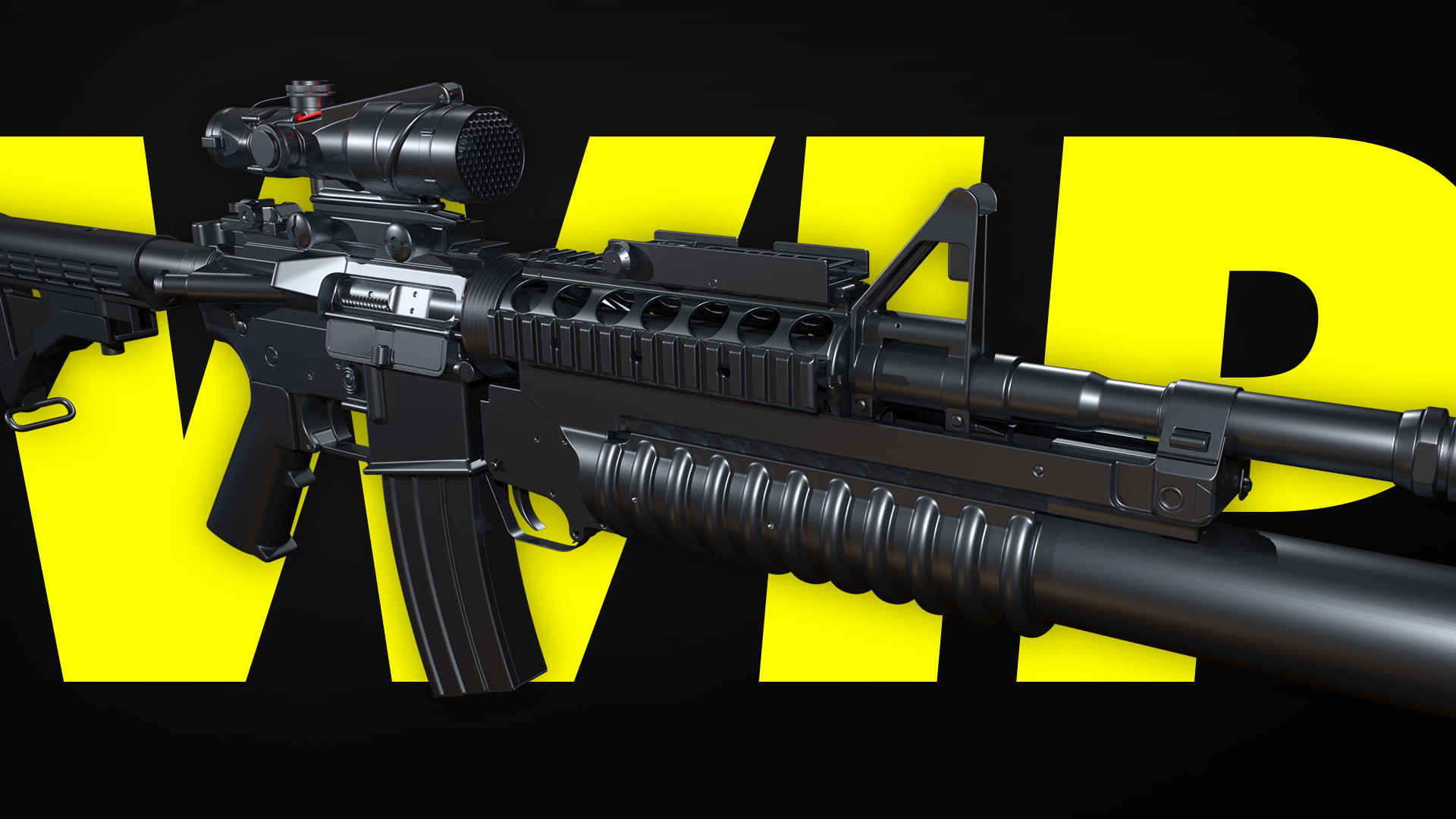 ArtStation - M4A1 PewPew