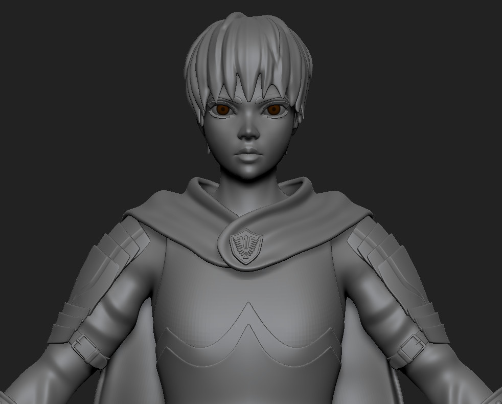 ArtStation - Casca WIP #1 - Sculpting