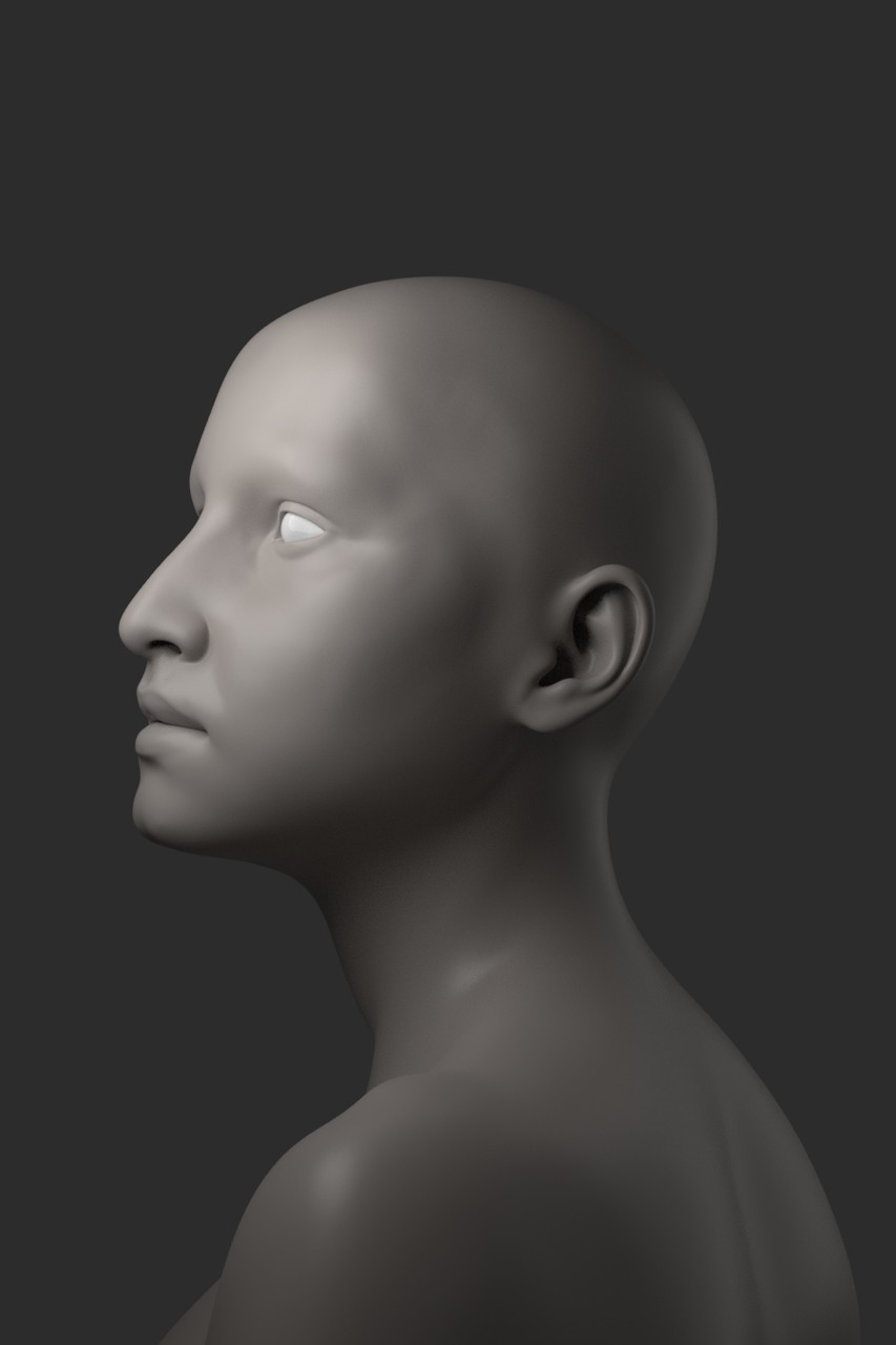 Şefki Ibrahim THE DIGITAL HUMAN PROJECT MODELLING & SCULPTING (Part 1)