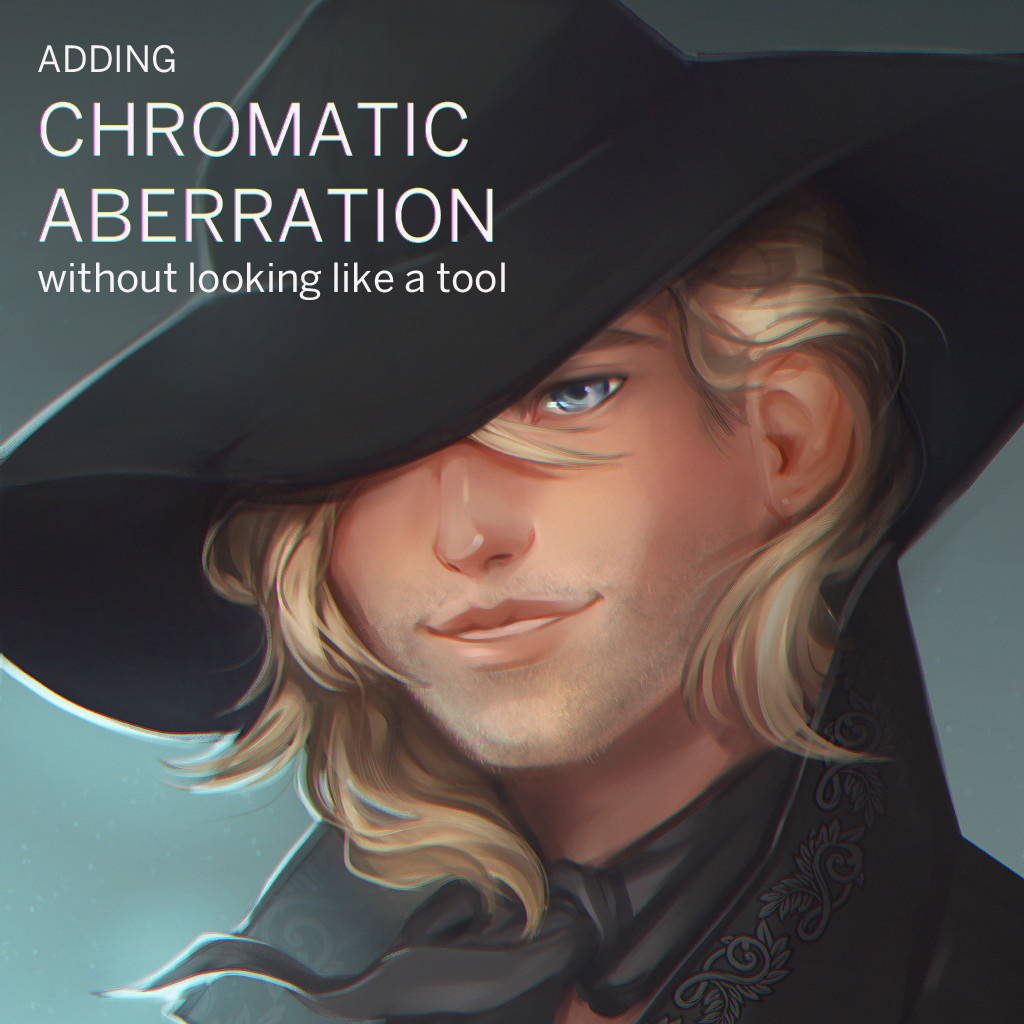 ArtStation Adding Chromatic Aberration (without looking like a tool)