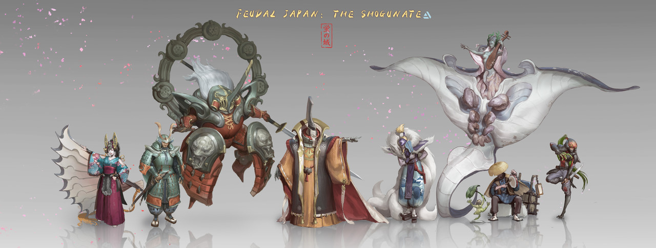 Honorable Mention, Feudal Japan: The Shogunate: Character Design
