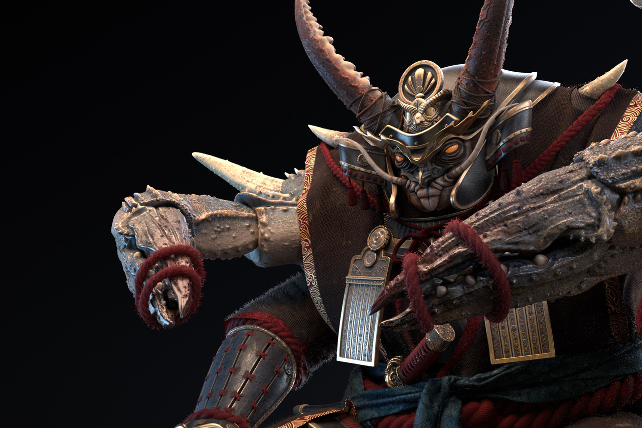 Honorable Mention, Feudal Japan: The Shogunate: Film/VFX Character Art (rendered)