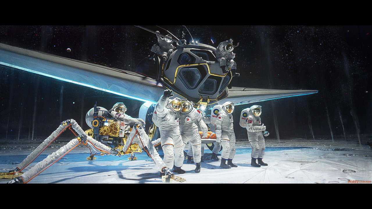 Honorable Mention, Adobe Dimension: From the Moon to Mars: Celebrating Apolloâ€™s 50th Anniversary