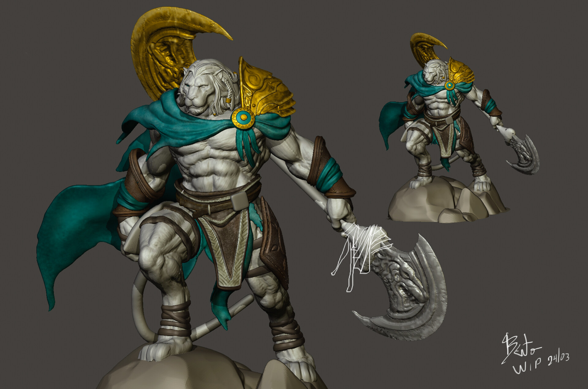 ArtStation Ajani Colors