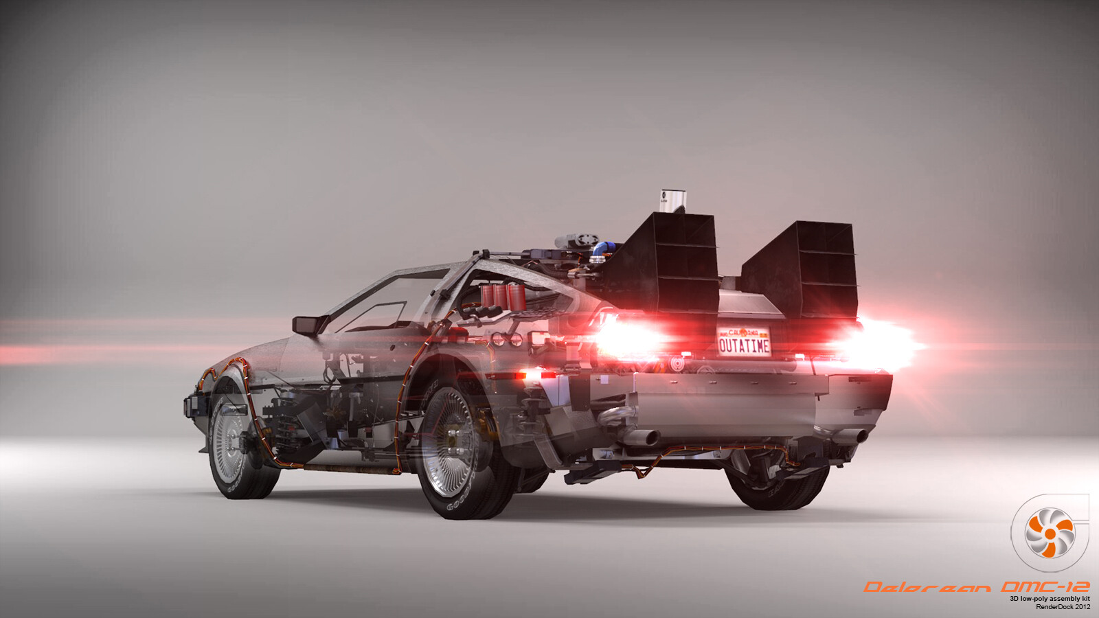 RenderDock - RD DIGEST vol.4: Delorean DMC-12 assembly kit