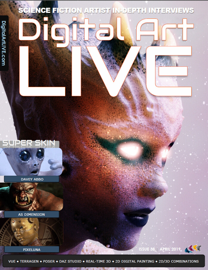 Artstation Paul Bussey Read Digital Art Live Issue 38