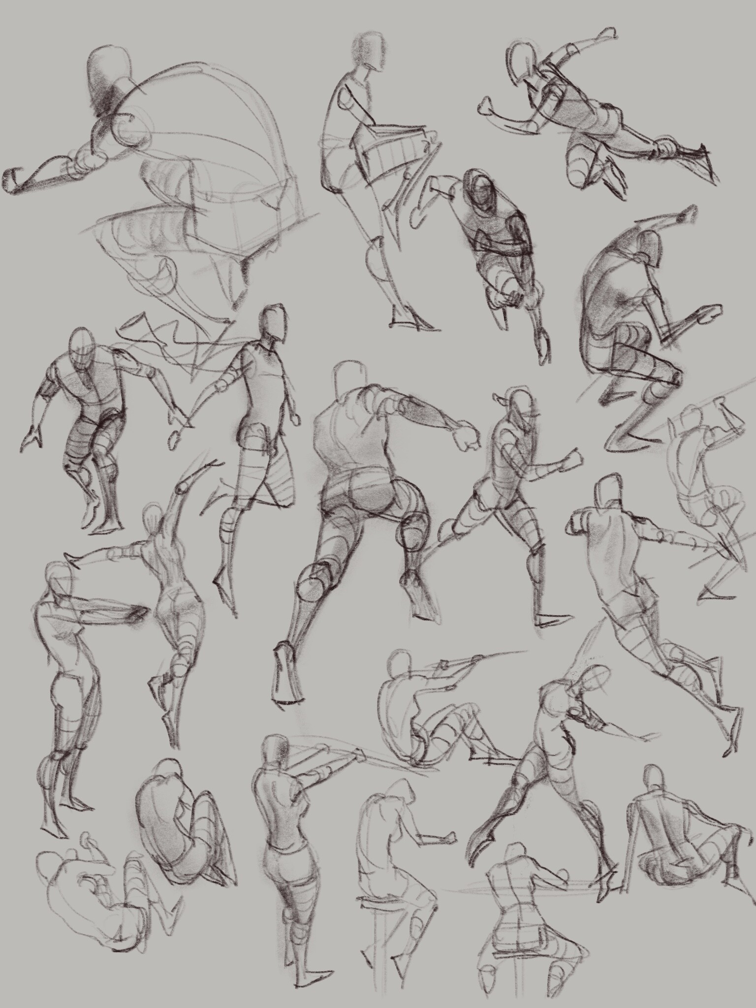 ArtStation - More figure practice