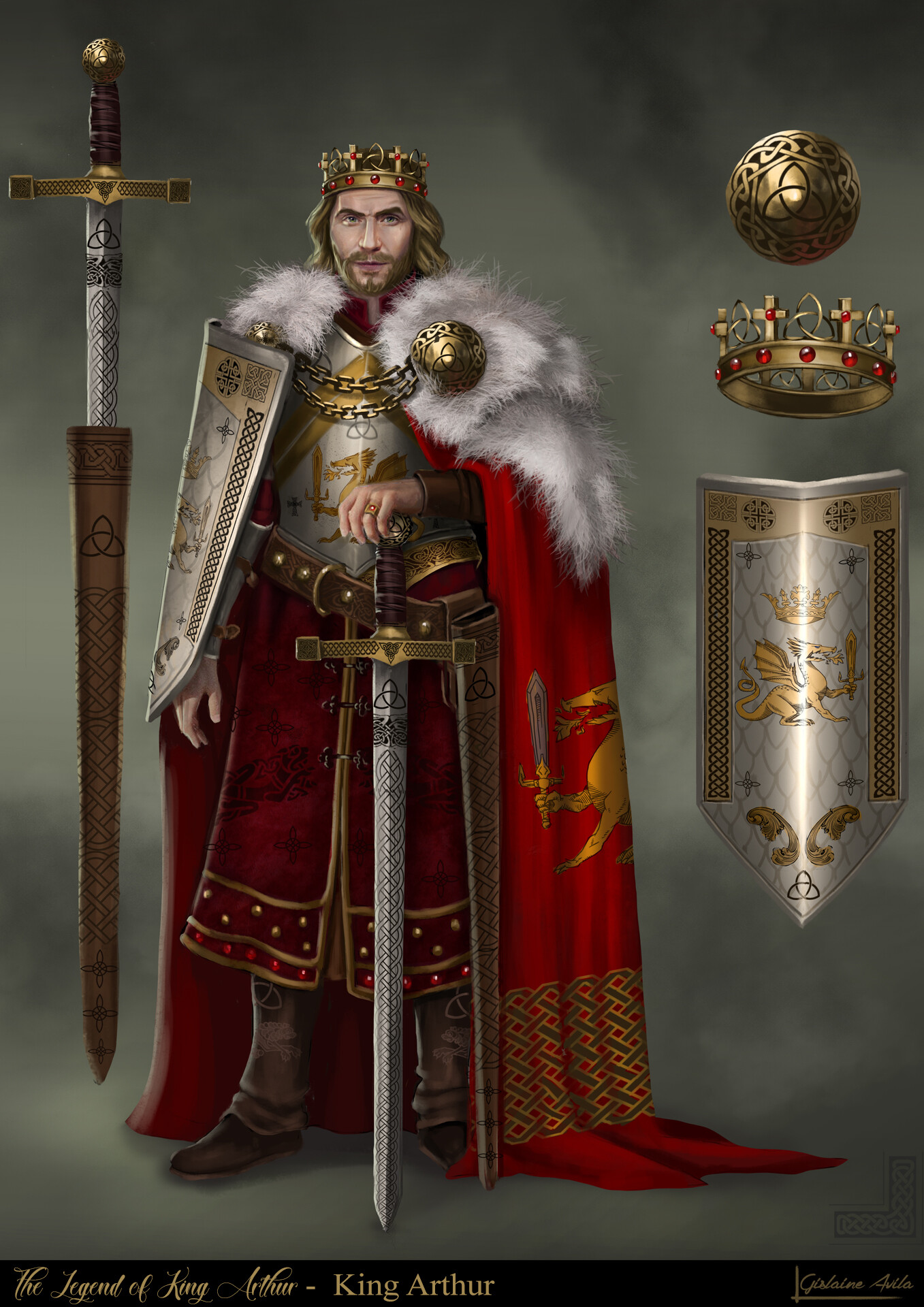 ArtStation - The Royal Court - King Æthelred the Great