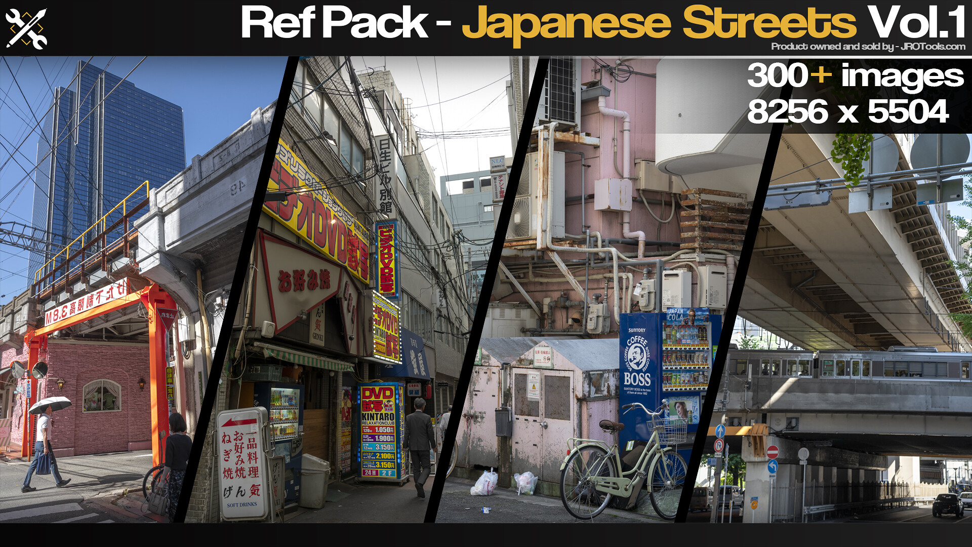 Artstation Jonas Ronnegard Ref Pack Japanese Streets Vol 1
