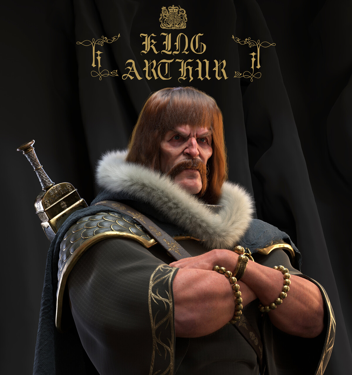 Honorable Mention, The Legend of King Arthur: Film/VFX Character Art (rendered)