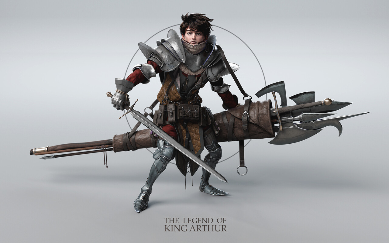 2nd Place, The Legend of King Arthur: Film/VFX Character Art (rendered)