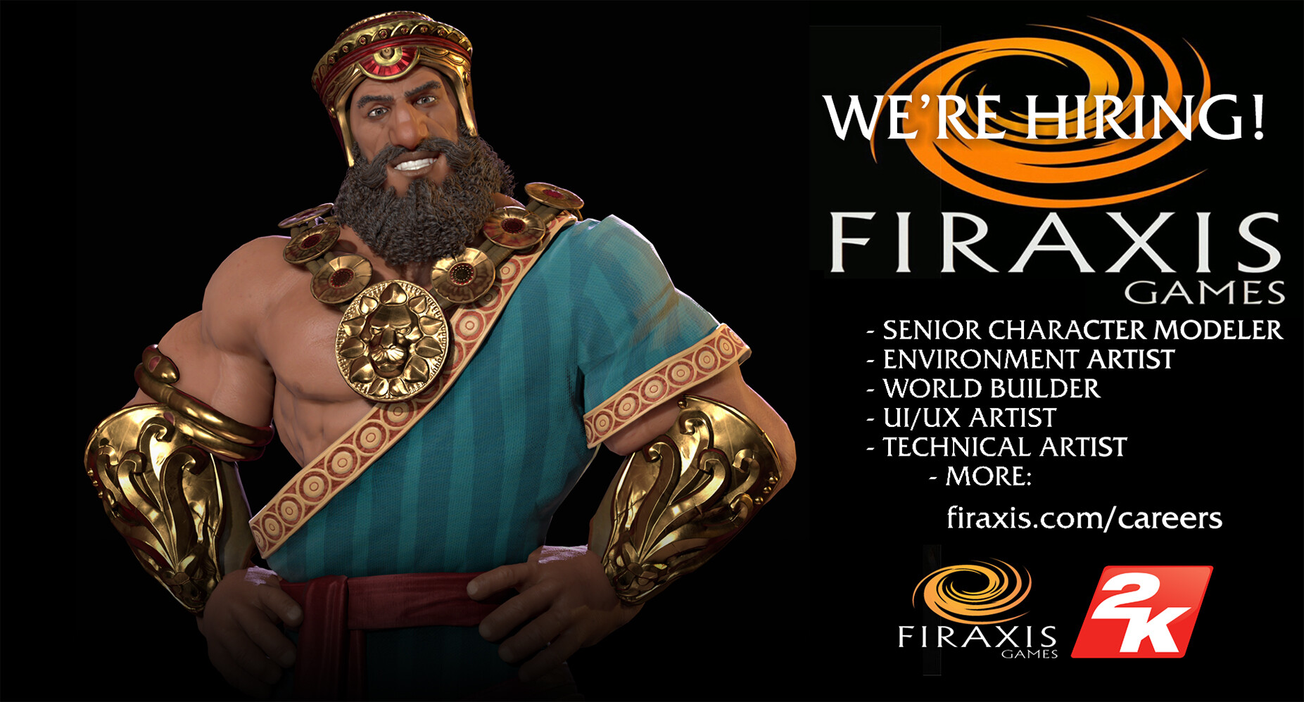 ArtStation Firaxis Games Hiring!