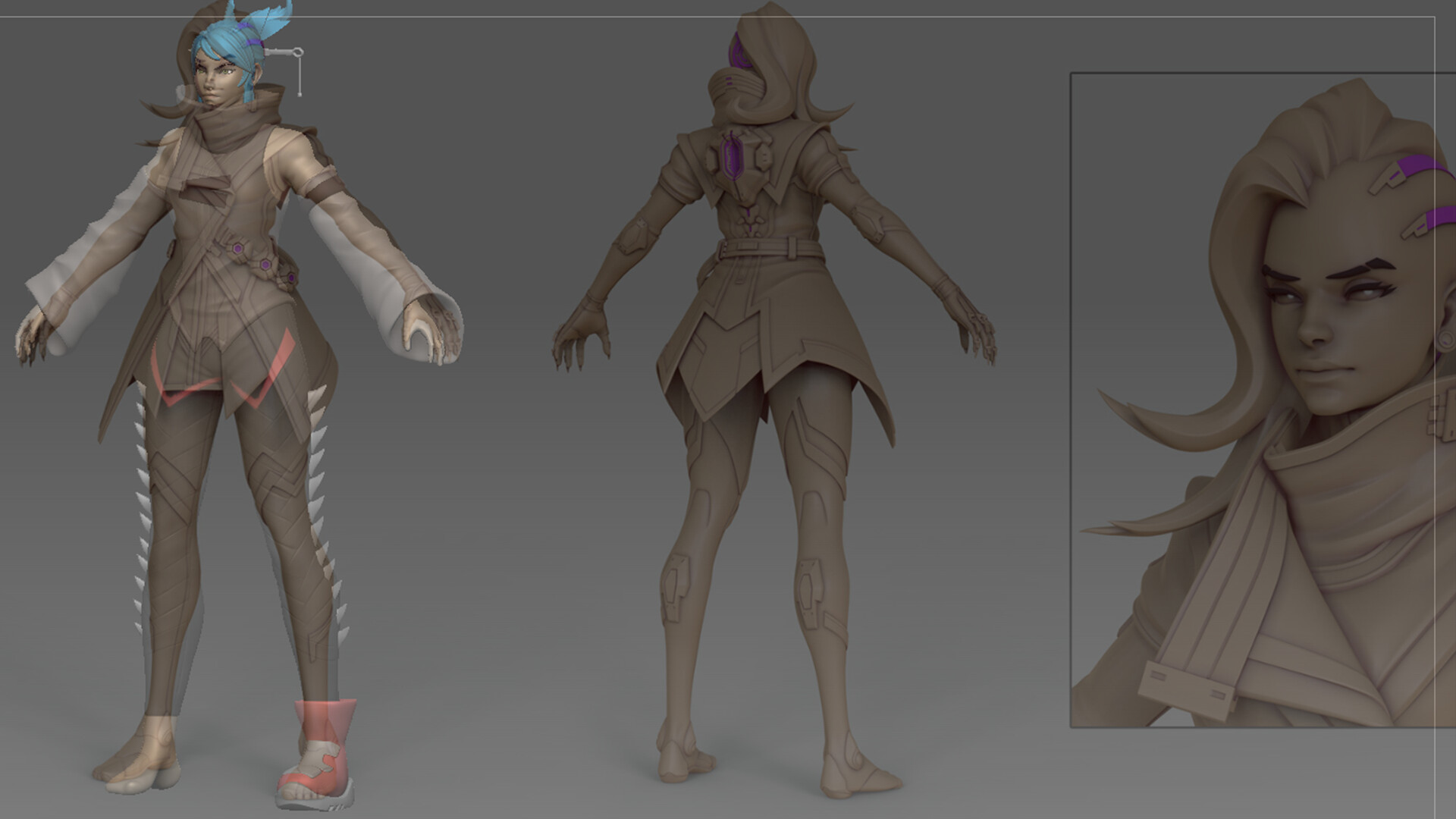 3d little taboo" Julia Corsi - Sombra [Early Concept ] | Character Development Project