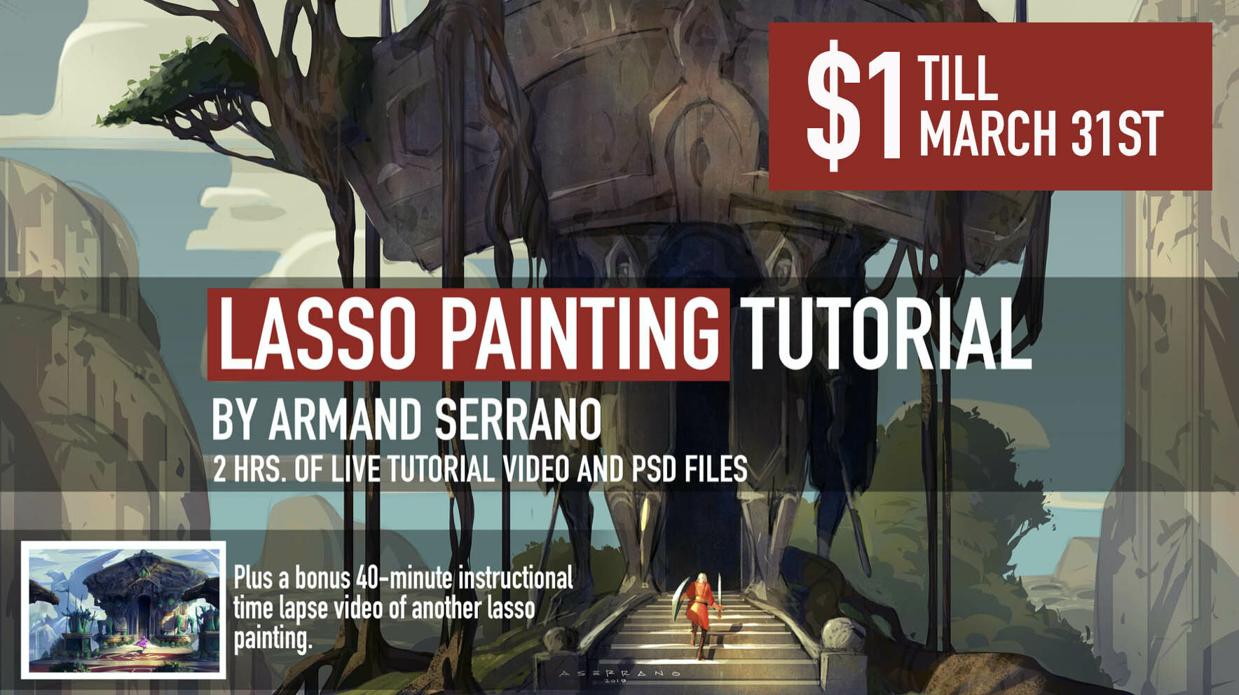 Artstation Armand Serrano Lasso Painting Tutorial For Only 1