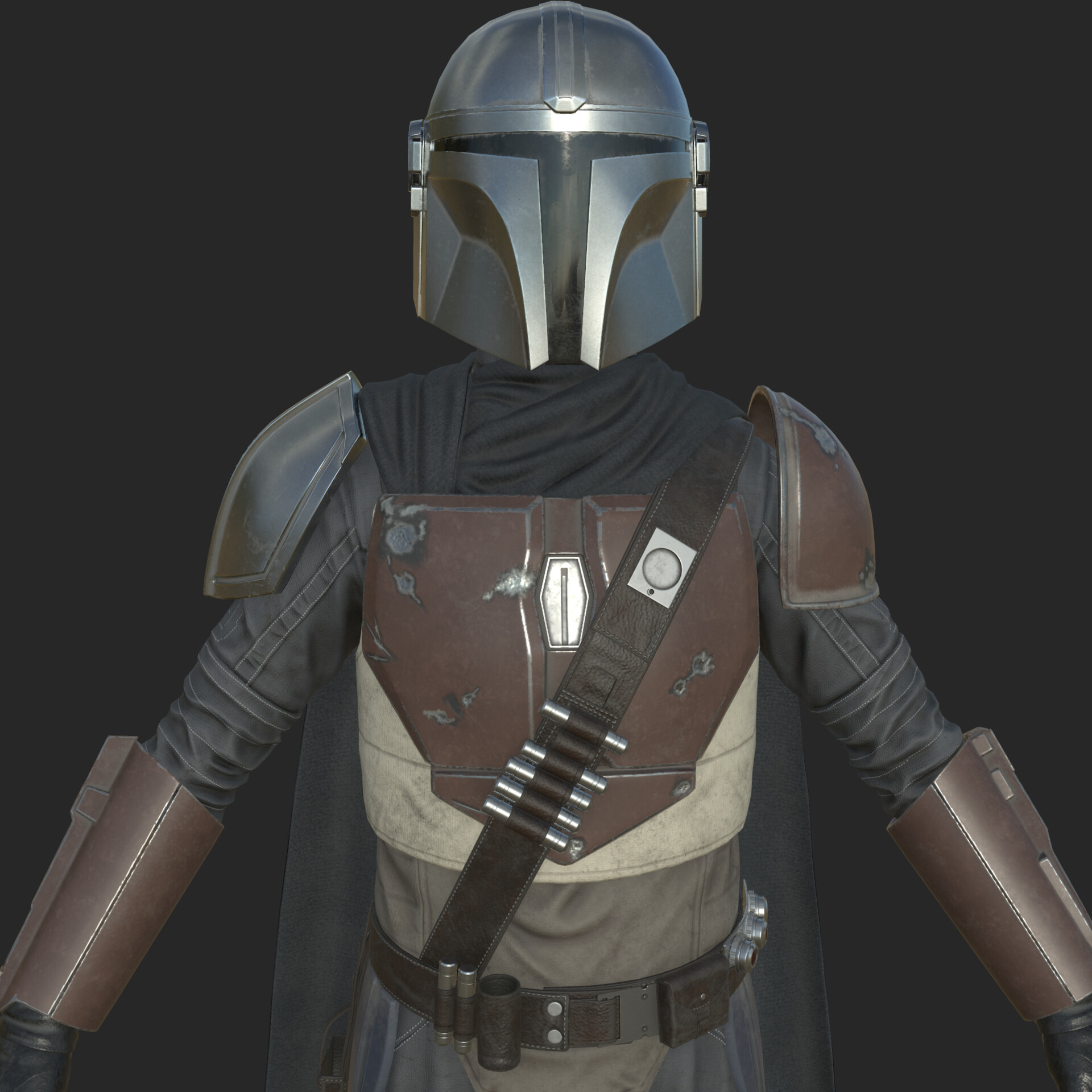 ArtStation - Mando Textures! Last WIP post before final.