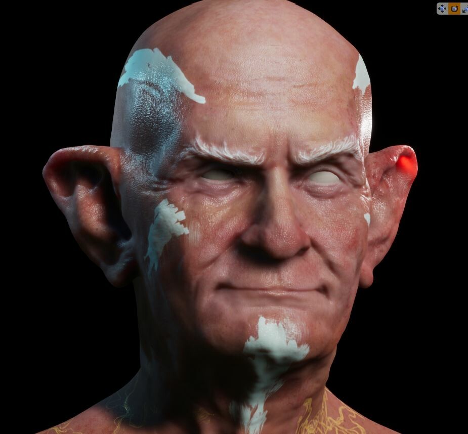 ArtStation - first steps with skin shader in UE4