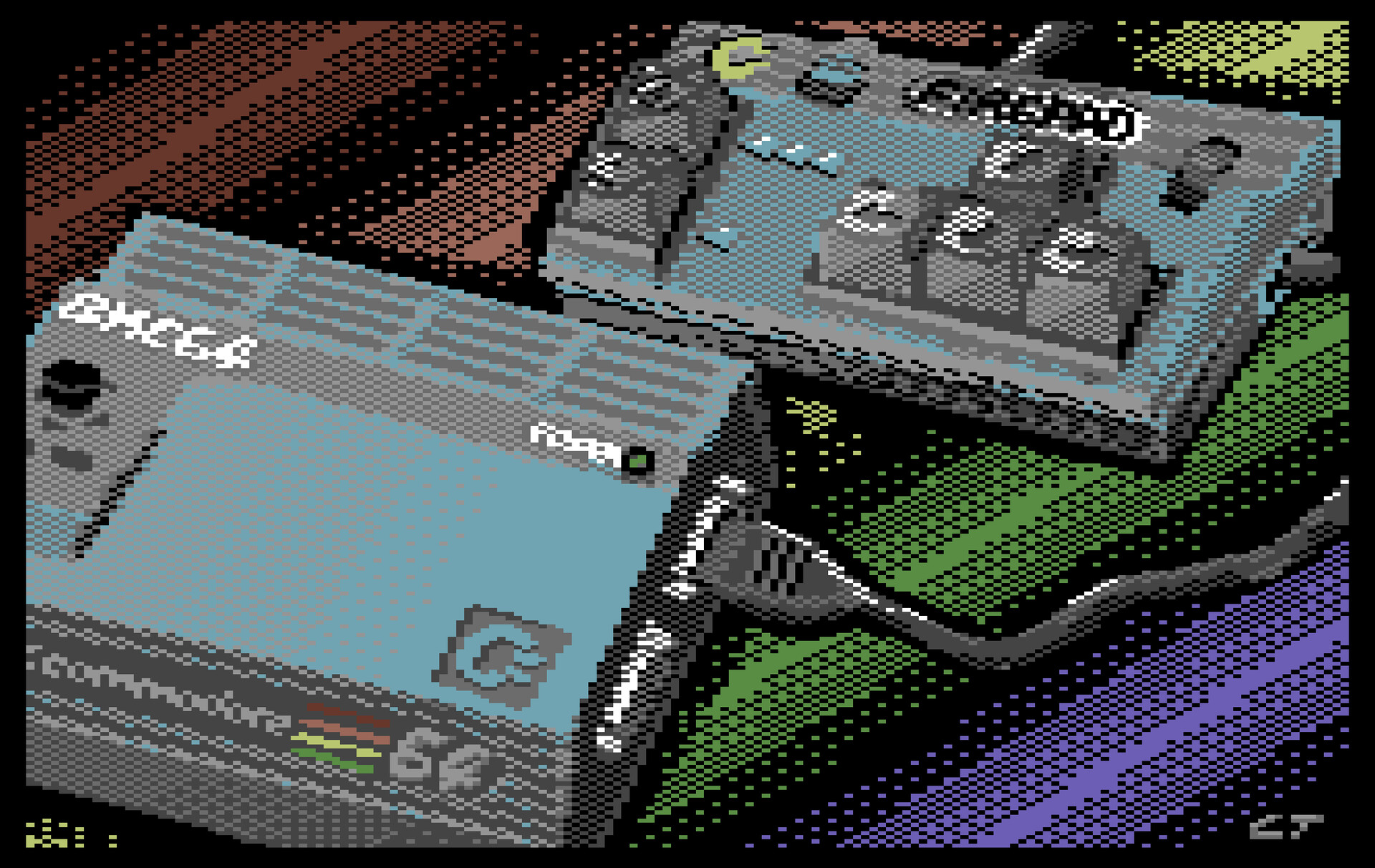 ArtStation - Creating Pixel Art with Commodore 64 Limitations