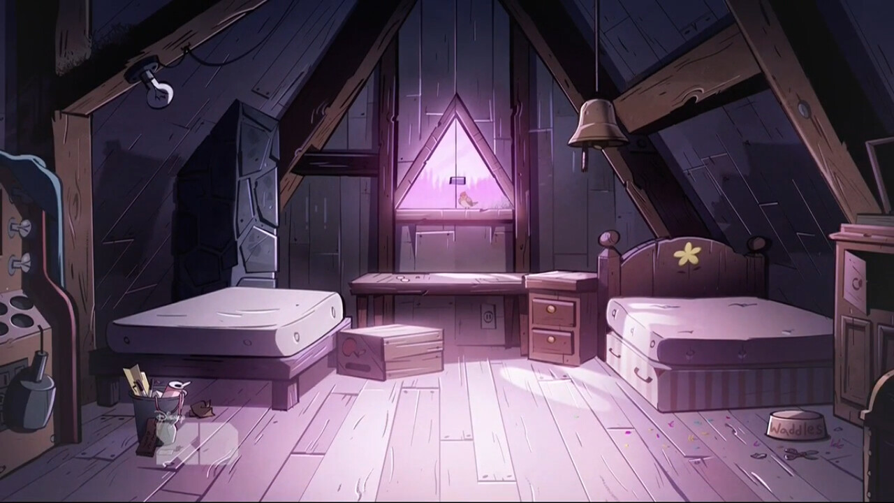 Gravity Falls: Bedroom Block Out.