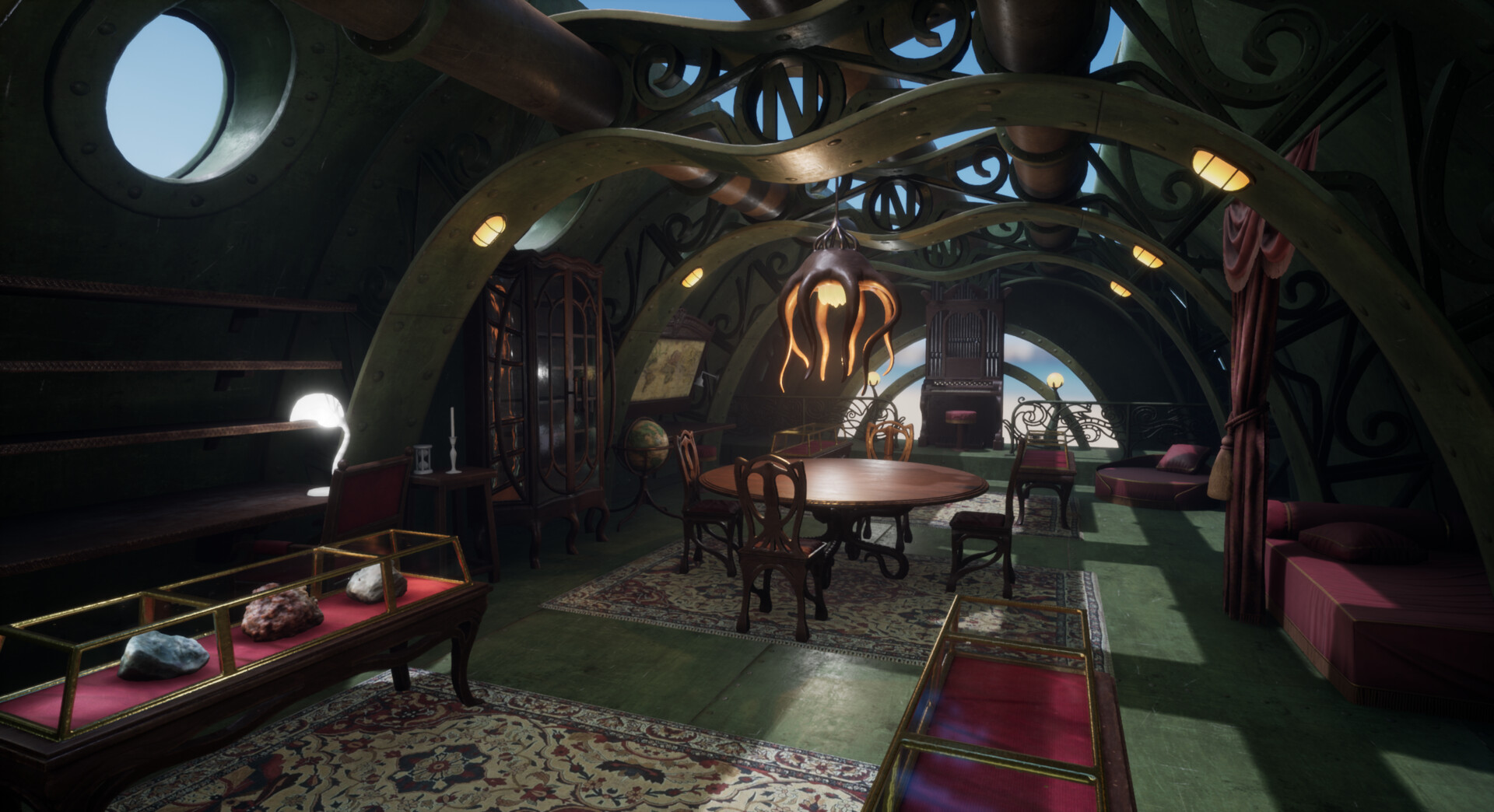 ArtStation - Captain Nemo's Room | WIP 07
