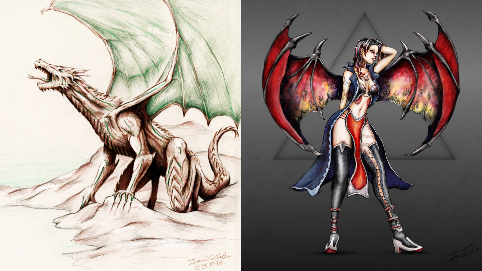 James Tadlock Art Project Update Red Dragon Disciple