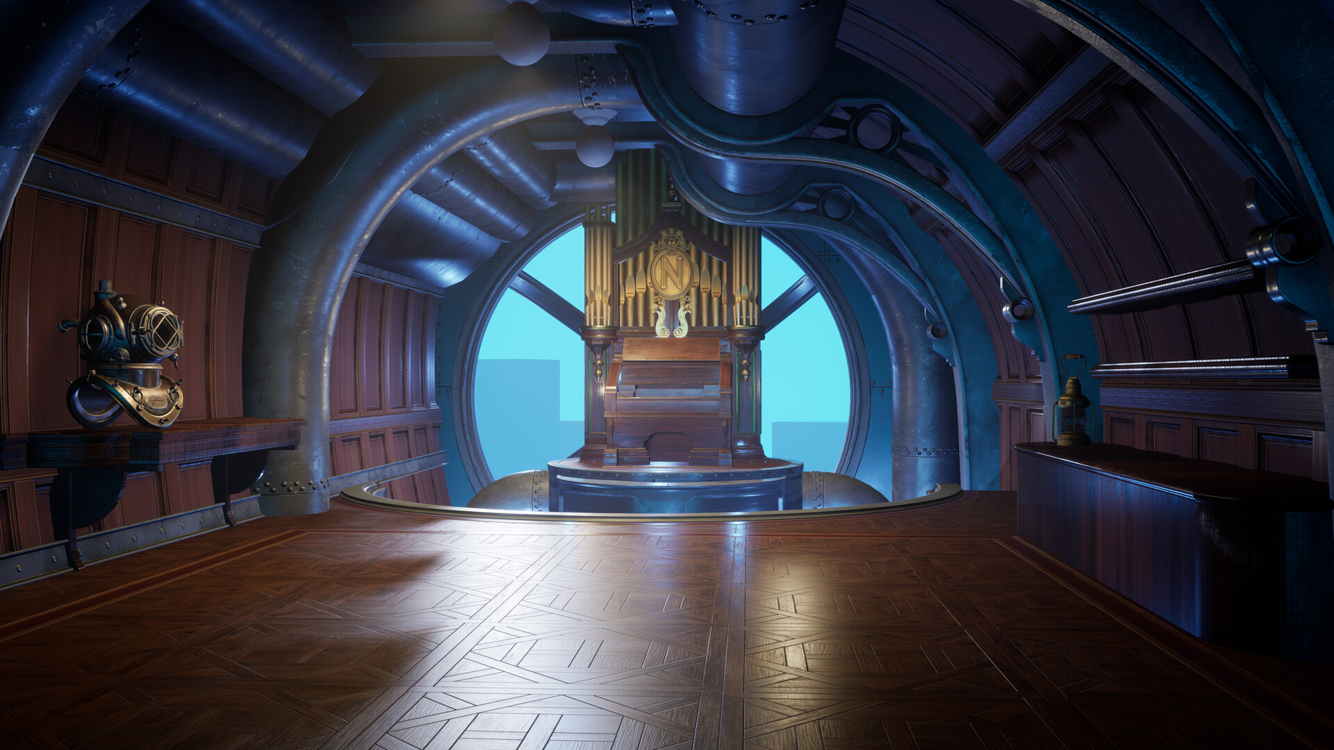 Artstation Jared Lewin Captain Nemo S Cabin Continued Artstation Jared Lewin Captain Nemo S Cabin Continued