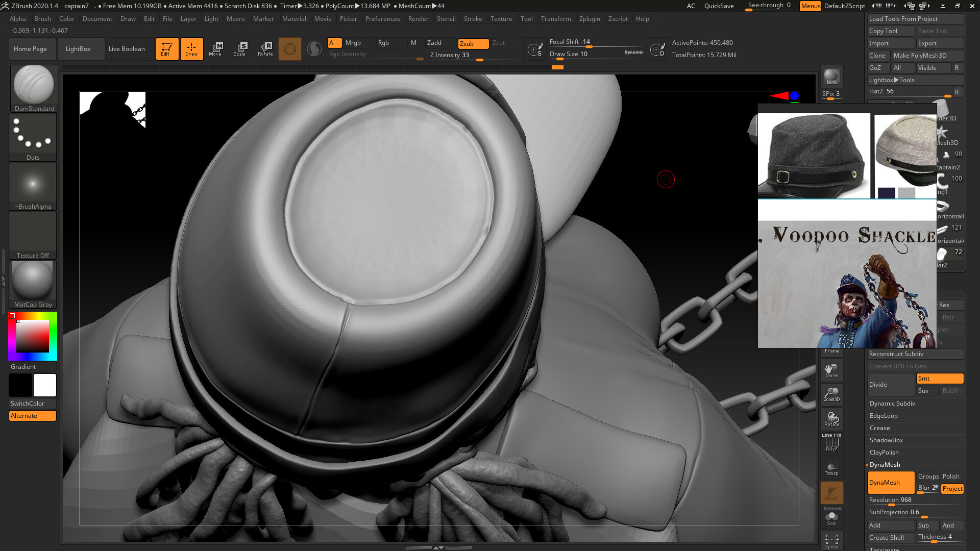 artstation lucy peters captain project blog 6 continuing with details in zbrush and using a tutorial to create locs