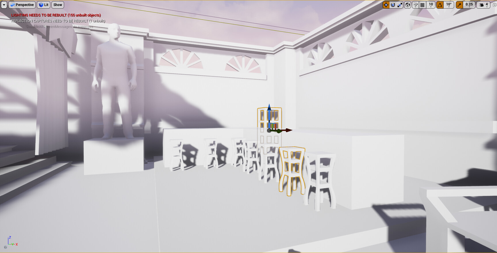 Artstation Swc 3d Environments Abandoned Theatre Project Week 2