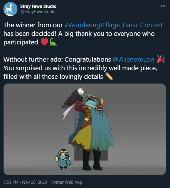 ArtStation Fanart Competition Entry The Wandering Village